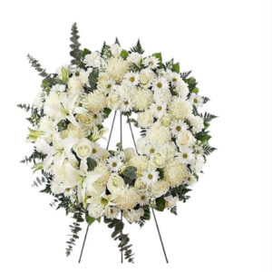 Large funeral wreath