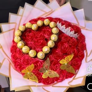 Chocolate Buchon Bouquet 100 Roses